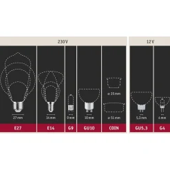 Paulmann LED reflector E14 5,5W 2.700K 3 per pak