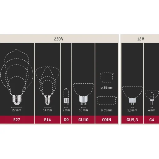 Paulmann LED reflector E14 5,5W 2.700K 3 per pak