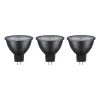 Paulmann LED reflector GU5,3 6W 2.700K per 3 zwart