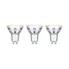 Paulmann LED reflectorlamp GU10 2,5 W, 3.000 K, 450 lm, 100° 3 eenheden
