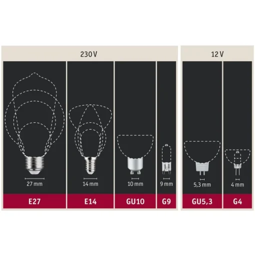Paulmann LED reflectorlamp GU10 6W 350lm van Dime naar Warm