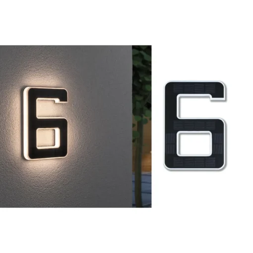 Paulmann LED solar-huisnummer 6