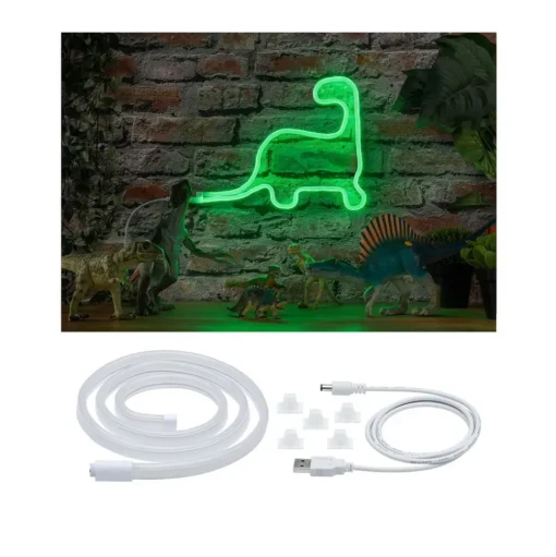 Paulmann LED strip neon Colorflex USB 1m groen