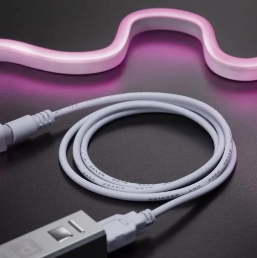 Paulmann LED strip neon Colorflex USB 1m pink