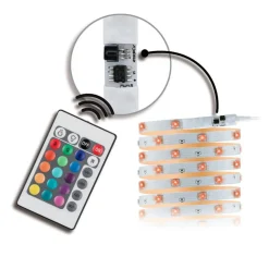 Paulmann LED strip TIP, 5 m, wit, kunststof, RGB