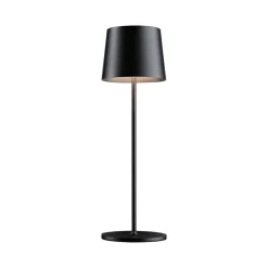 Paulmann LED tafellamp Gilo, zwart, kunststof, IP44