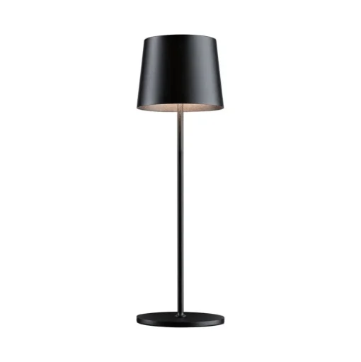 Paulmann LED tafellamp Gilo, zwart, kunststof, IP44