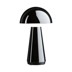 Paulmann LED tafellamp Onzo, zwart, kunststof, IP44