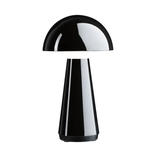 Paulmann LED tafellamp Onzo, zwart, kunststof, IP44