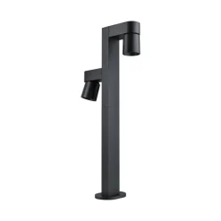 Paulmann LED tuinpadverlichting Kimu 2, antraciet, 2-lamps, 2.200 K
