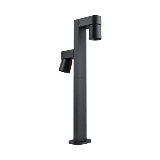 Paulmann LED tuinpadverlichting Kimu 2, antraciet, 2-lamps, 2.200 K