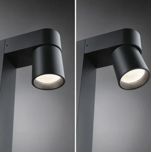 Paulmann LED tuinpadverlichting Kimu 1, antraciet, 2.200 K