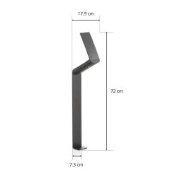 Paulmann LED tuinpadverlichting Ilias, antraciet