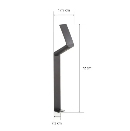 Paulmann LED tuinpadverlichting Ilias, antraciet