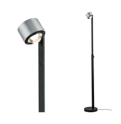 Paulmann LED vloerlamp Aldan, metaal, verstelbaar, dimbaar
