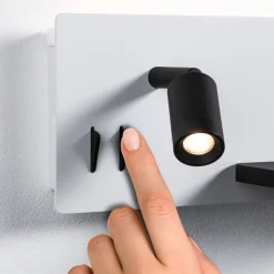 Paulmann LED wandlamp Serra, rechts, USB-C aansluiting