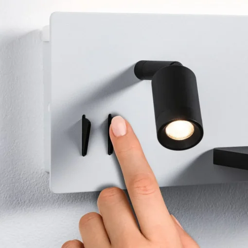 Paulmann LED wandlamp Serra, rechts, USB-C aansluiting