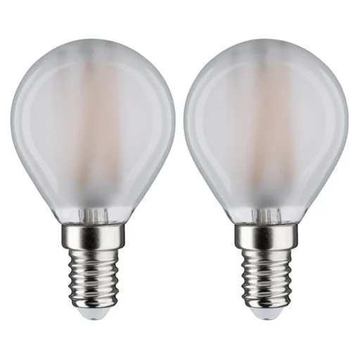 Paulmann LED-druppellamp E14 4,5W 2700K mat 2/pak