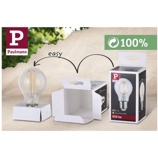 Paulmann LED-druppellamp E14 4,5W 2700K mat 2/pak