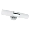 Paulmann Lenia wandlamp IP44 chroom/opaal 2-lamps