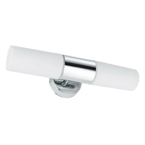 Paulmann Lenia wandlamp IP44 chroom/opaal 2-lamps