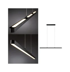 Paulmann Lento LED hanglamp zwart dimbaar Up-&Downlight