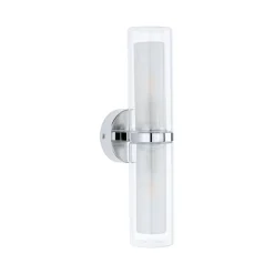 Paulmann Luena wandlamp IP44 chroom E14 2-lamps