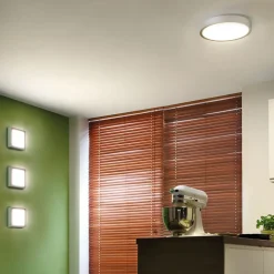 Paulmann Lunar LED paneel, hoekig, chroom, 30x30cm