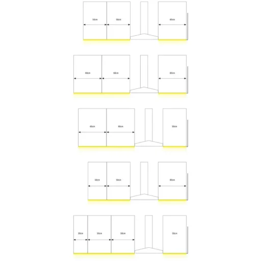 Paulmann MaxLED 500 Comfort set Kitchen 3x60cm