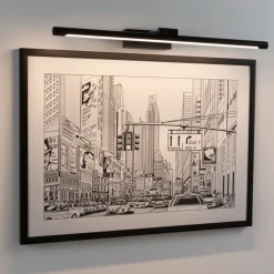 Paulmann Mingo LED schilderij verlichting 61,5 cm zwart