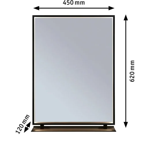 Paulmann Miro LED wandspiegel CCT 62x45 backlight