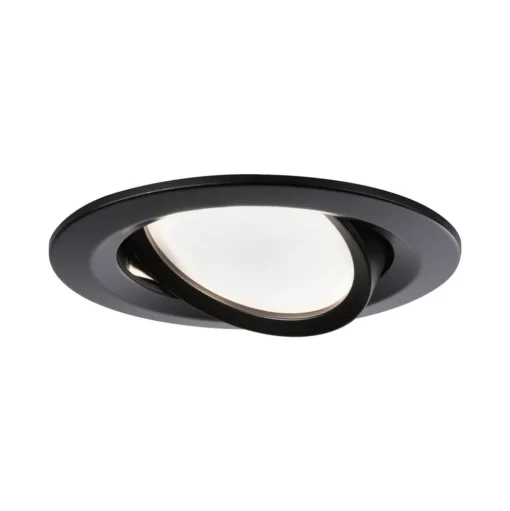 Paulmann Nova Coin 3xSet rond zwenkbaar zwart