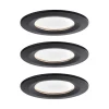Paulmann Nova Coin 3xSet rond star zwart