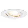 Paulmann Nova inbouwspot IP65 rond zwenkbaar wit