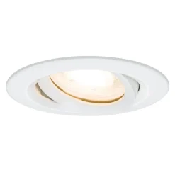 Paulmann Nova inbouwspot IP65 rond zwenkbaar wit