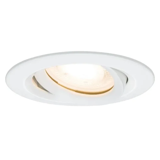 Paulmann Nova inbouwspot IP65 rond zwenkbaar wit