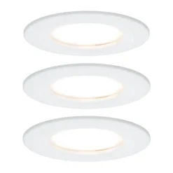 Paulmann Nova LED inbouwlamp per 3, star, wit