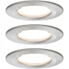 Paulmann Nova LED inbouwlamp per 3, star, ijzer