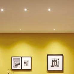 Paulmann Nova LED inbouwspot, gezwenkt, alu