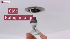 Paulmann Nova LED inbouwspot, gezwenkt, alu