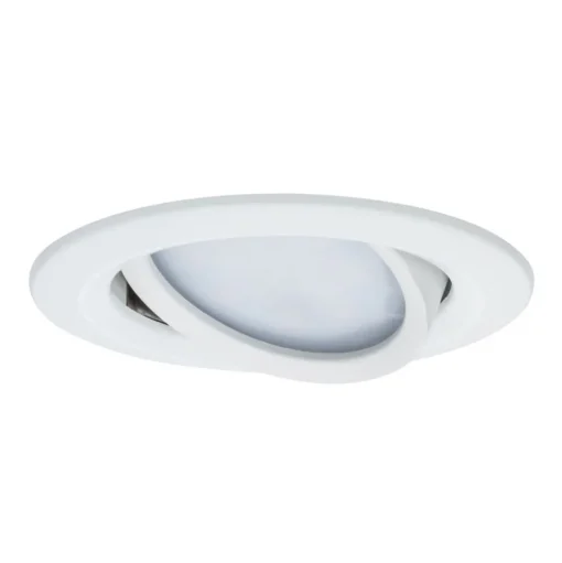 Paulmann Nova LED inbouwspot per 3, gezwenkt, wit