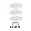 Paulmann Nova mini inbouwspot set per 3 IP44 wit