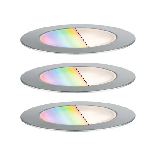 Paulmann Plug & Shine Inbouwspot Vloer 3 RGBW ZigBee