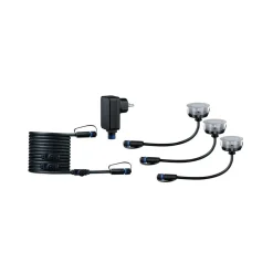 Paulmann Plug & Shine vloer Eco basic set van 3 3000K