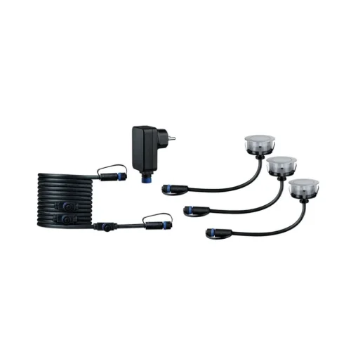 Paulmann Plug & Shine vloer Eco basic set van 3 3000K