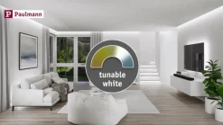 Paulmann Ranva LED wandlamp, ZigBee CCT wit