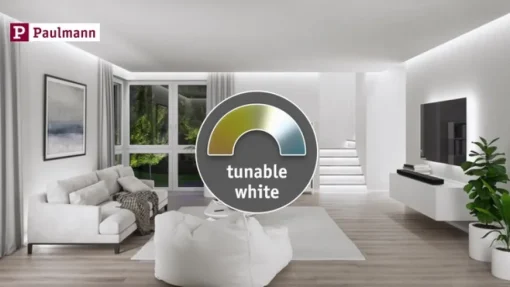 Paulmann Ranva LED wandlamp, ZigBee CCT wit