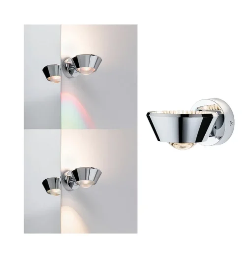 Paulmann Sabik LED wandlamp chroom