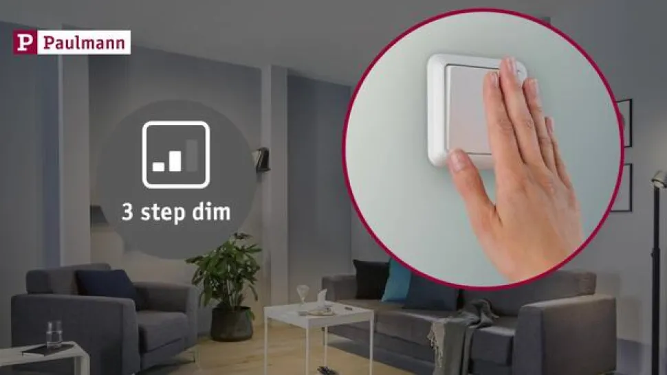 Paulmann 3-set spot Nova rond, kantel/dimbaar, wit