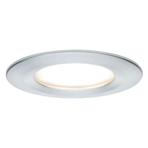 Paulmann set van 3 LED spot Slim Coin, dimbaar, aluminium